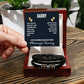 To Dad - Daddy. I may just - Love You Forever Bracelet