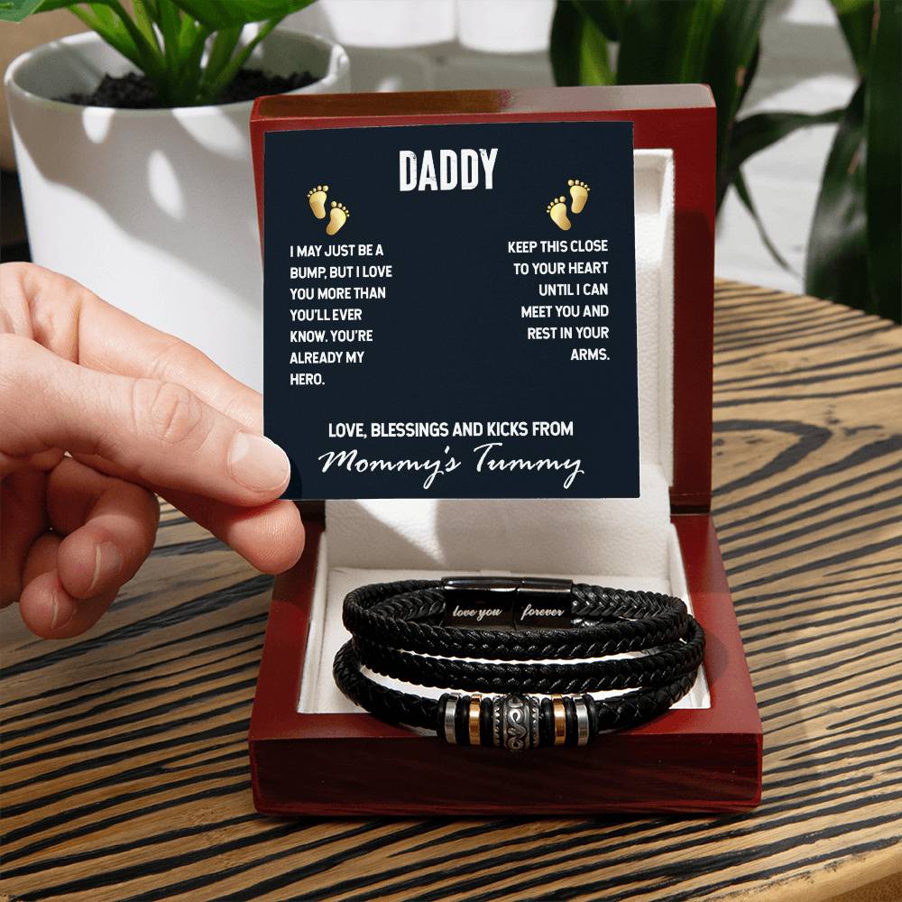 To Dad - Daddy. I may just - Love You Forever Bracelet