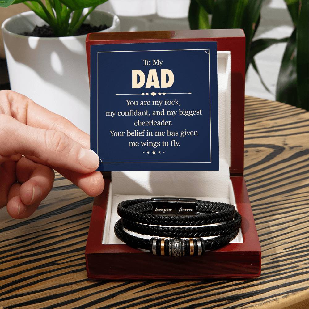 To Dad - To my dad. You are - Love You Forever Bracelet