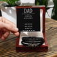 To Dad - Dad. You have loved - Love You Forever Bracelet