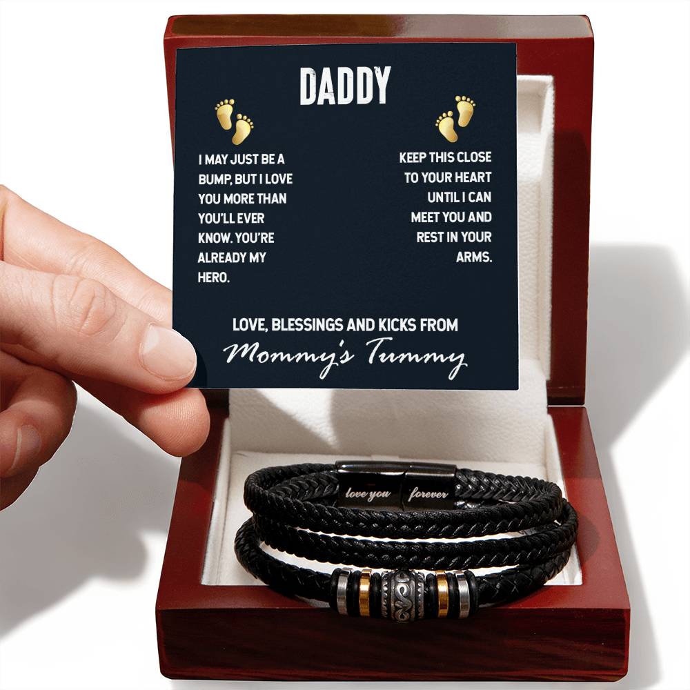 To Dad - Daddy. I may just - Love You Forever Bracelet