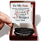 To Son - To my son. Whenever - Love You Forever Bracelet