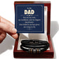 To Dad - To my dad. You are - Love You Forever Bracelet