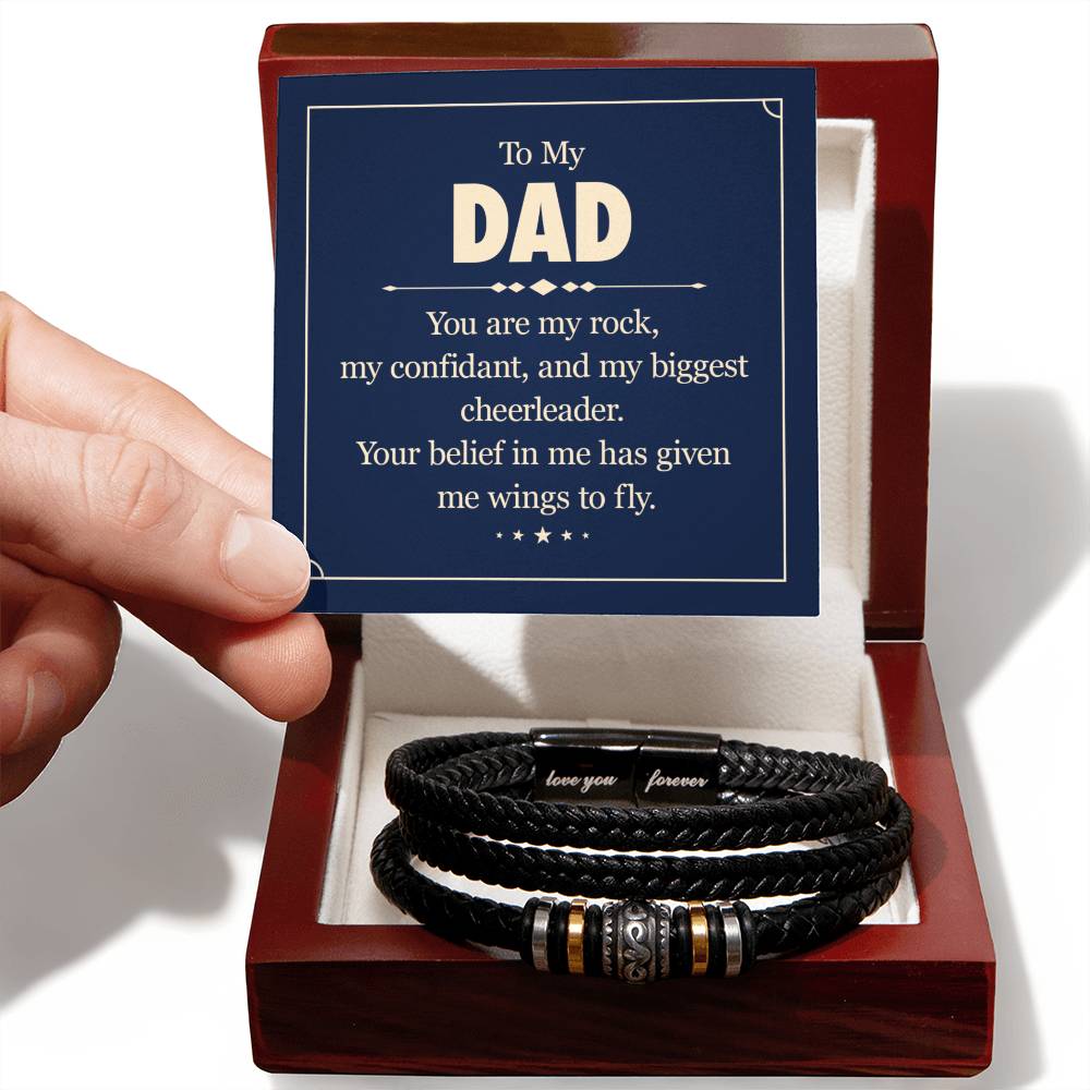 To Dad - To my dad. You are - Love You Forever Bracelet