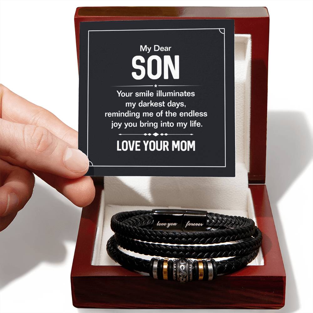 To Son - My dear Son - Love You Forever Bracelet