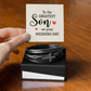 To Son - To the greatest son - Men's Cross Bracelet