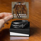 To Son - To my son. Be - Men's Cross Bracelet