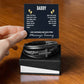 To Dad - Daddy. I may just - Men's Cross Bracelet