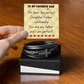 To my favorite dad - We have the perfect - Men's Cross Bracelet