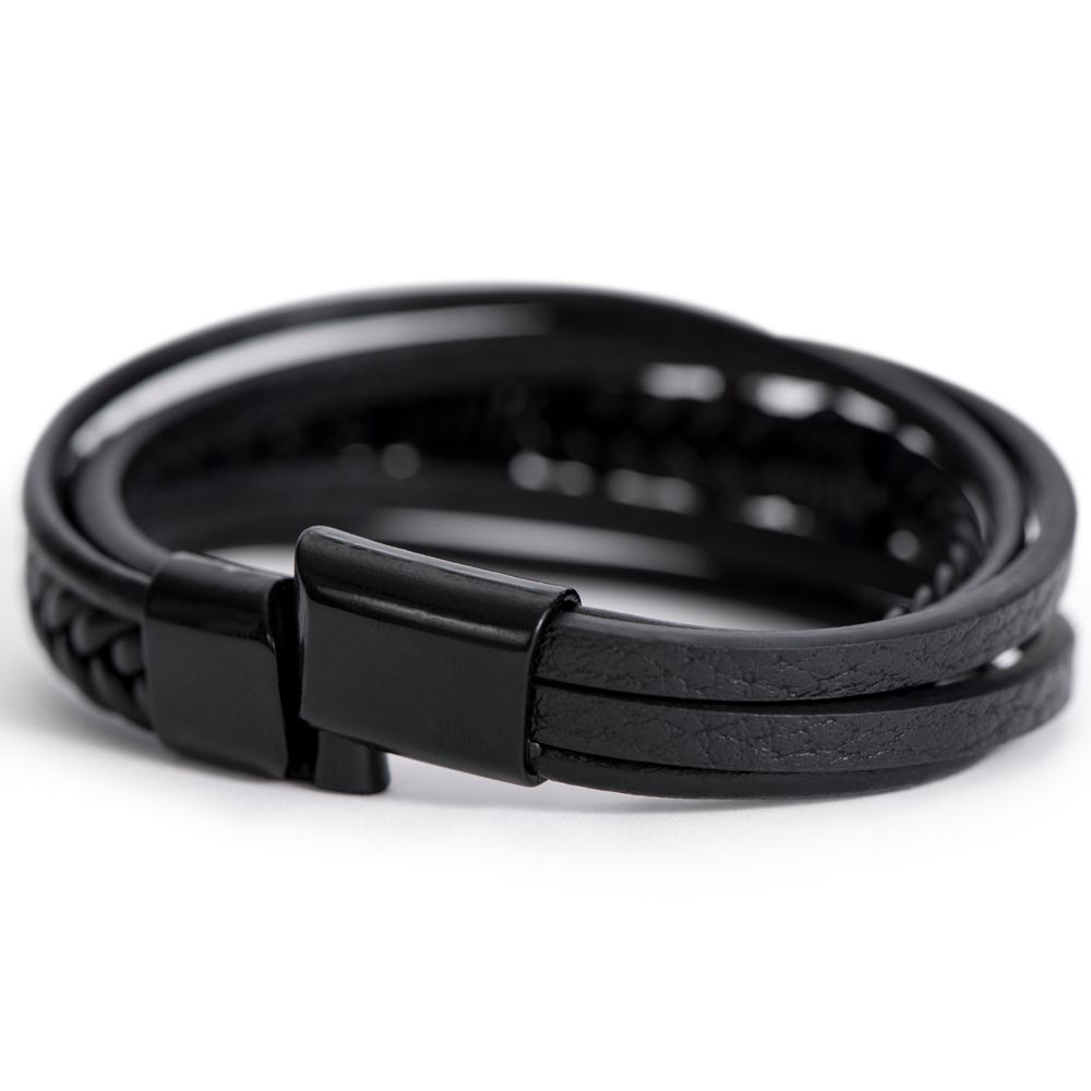 I'd save U - From a bear - Men's Cross Bracelet