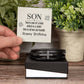 To Son - Son. You're one - Men's Cross Bracelet