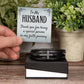 To Husband - To my husband - Men's Cross Bracelet