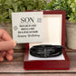 To Son - Son. You're one - Men's Cross Bracelet