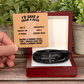 I'd save U - From a bear - Men's Cross Bracelet