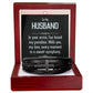 To Husband - To my husband - Men's Cross Bracelet