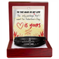 To the man in my life - The only package - Men's Cross Bracelet