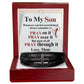 To Son - To my son. Whenever - Men's Cross Bracelet