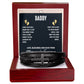 To Dad - Daddy. I may just - Men's Cross Bracelet