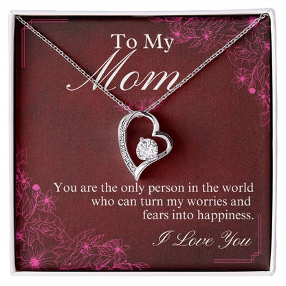 To Mom - You are - Forever Love Necklace