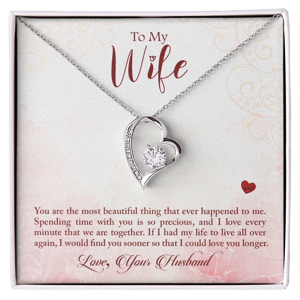 To Wife - You are - Forever Love Necklace