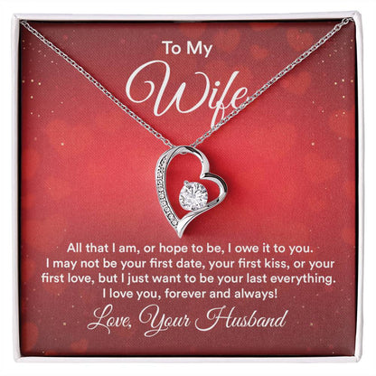 To Wife - All that I am - Forever Love Necklace