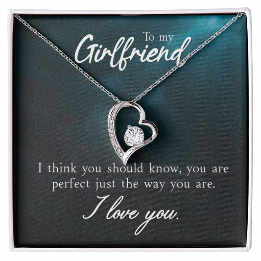 To Girlfriend - I think you - Forever Love Necklace