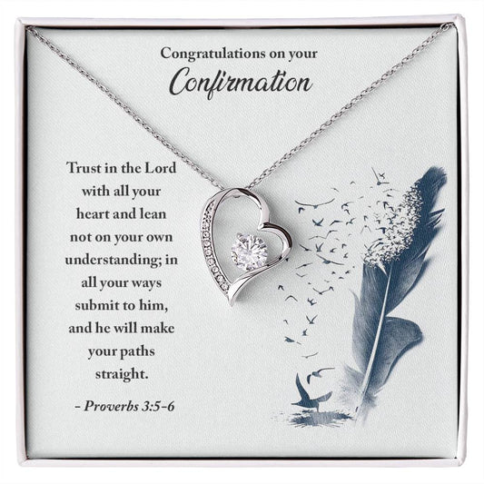 Confirmation - Trust in the Lord - Forever Love Necklace