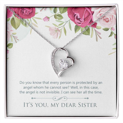 To Sister - Do you know - Forever Love Necklace