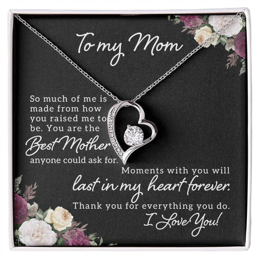 To Mom - So Much of me - Forever Love Necklace