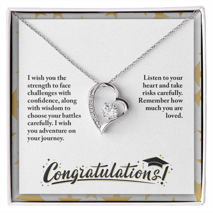 Graduation - I wish you the strength - Forever Love Necklace