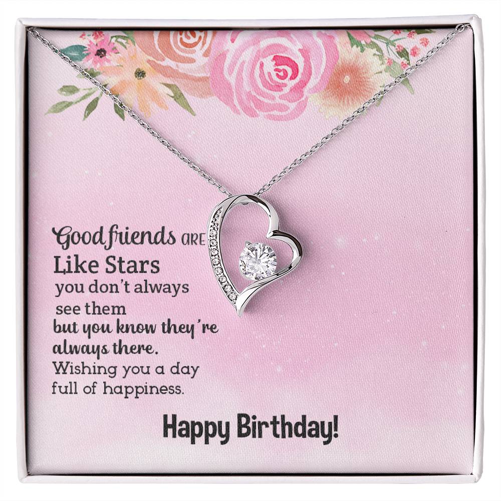 Birthday - Good friends - Forever Love Necklace