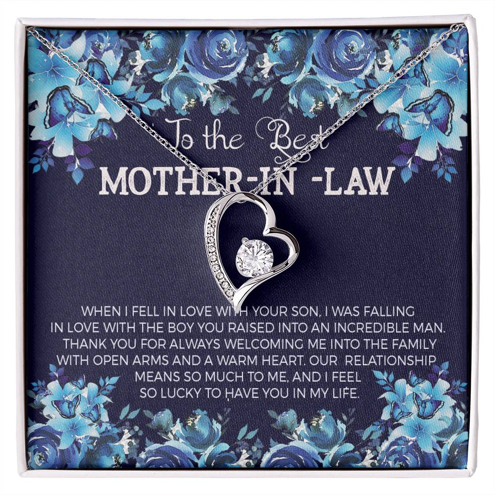 To Mother In Law - When I fell in love - Forever Love Necklace