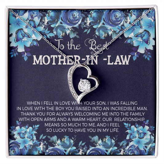 To Mother In Law - When I fell in love - Forever Love Necklace