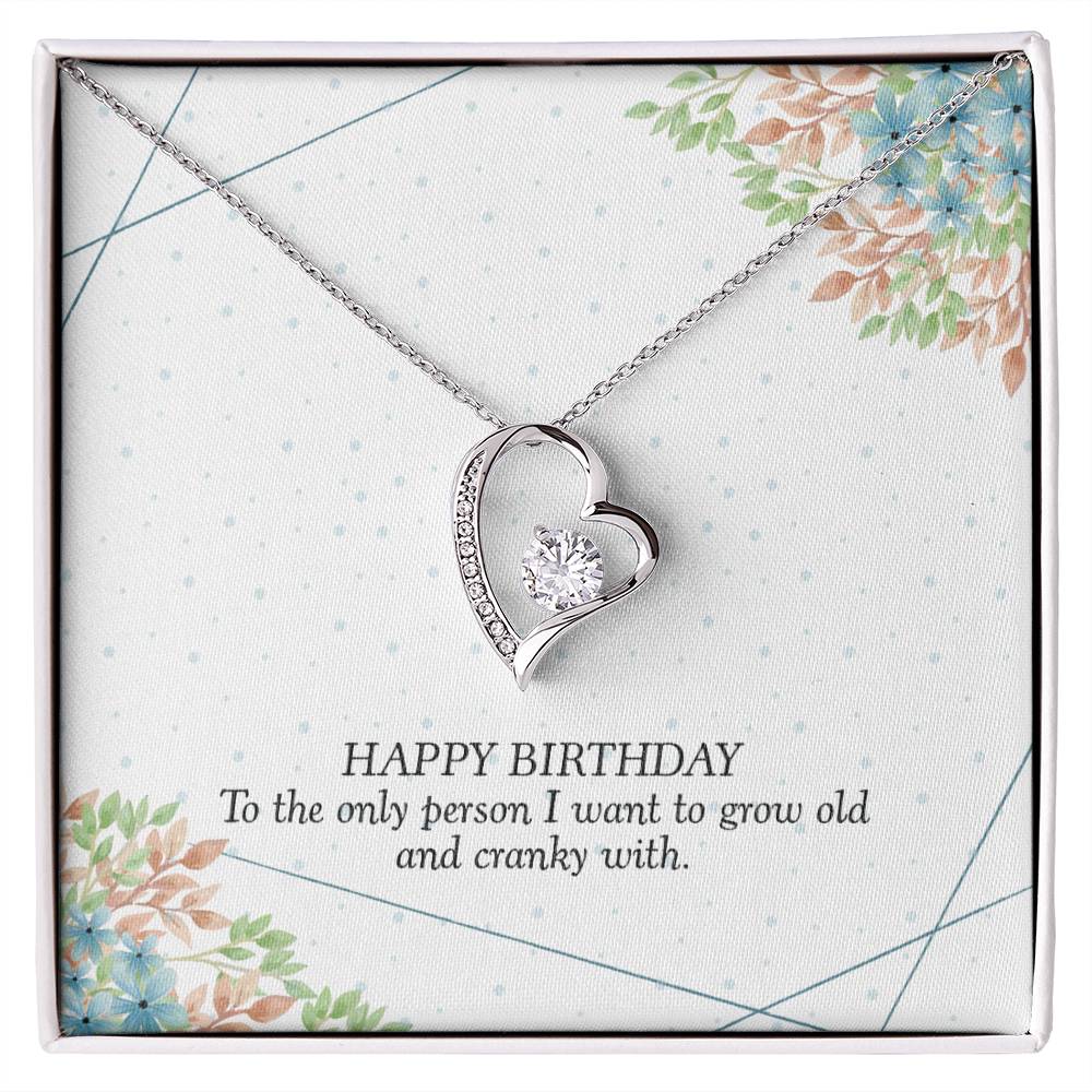 Birthday - To the only person - Forever Love Necklace