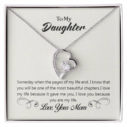 To Daughter - Someday when - Forever Love Necklace