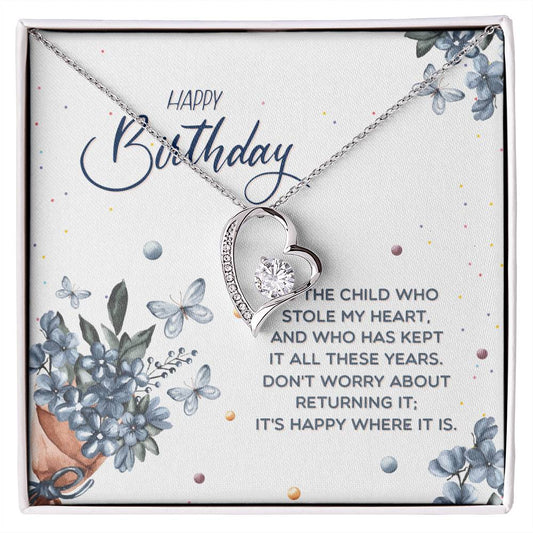 Birthday - To the child - Forever Love Necklace