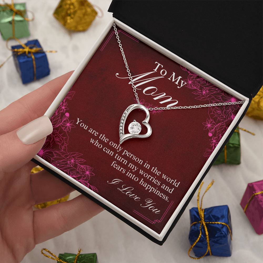 To Mom - You are - Forever Love Necklace