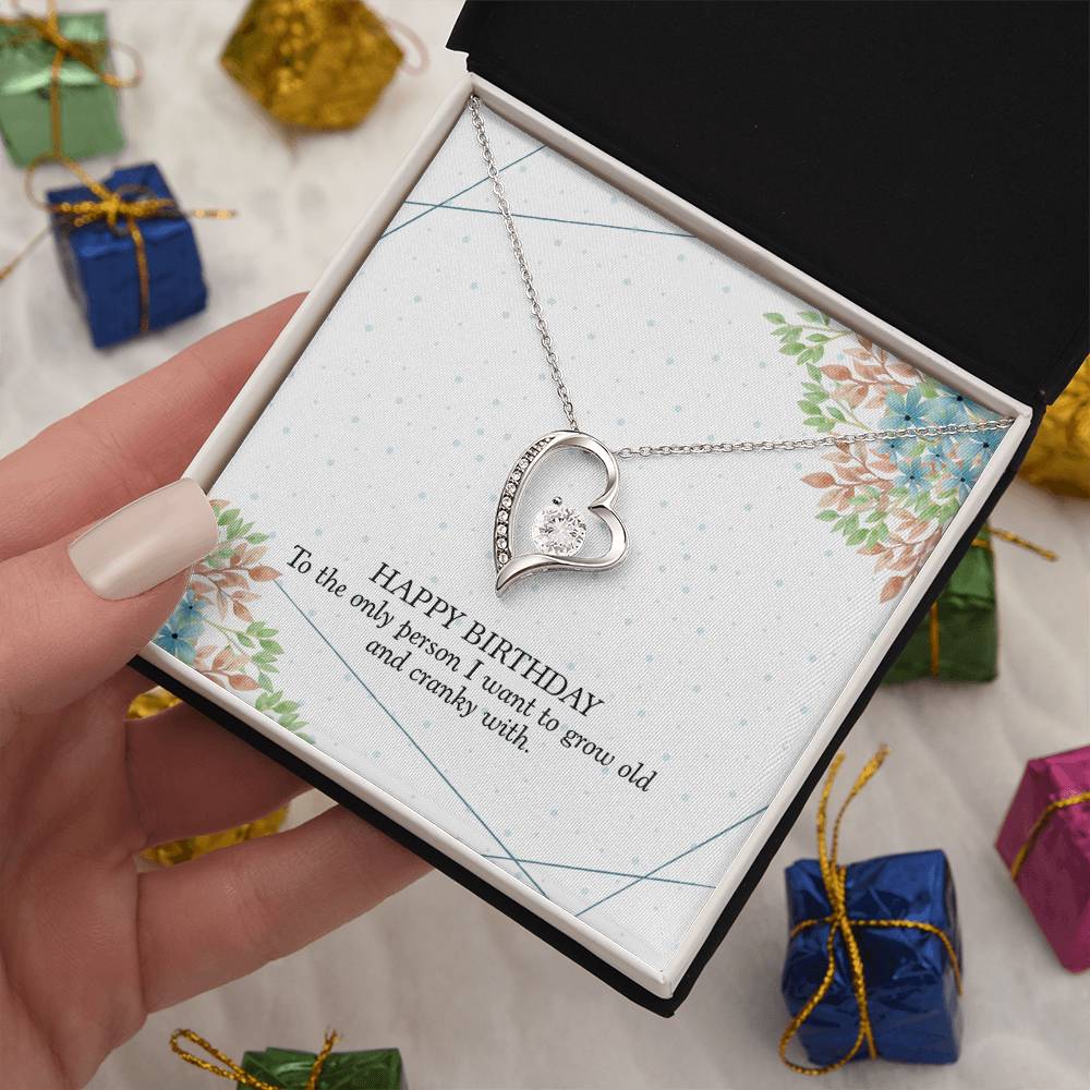 Birthday - To the only person - Forever Love Necklace