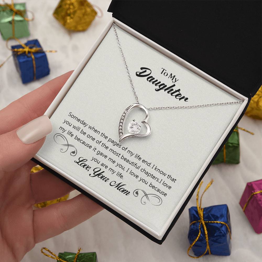 To Daughter - Someday when - Forever Love Necklace