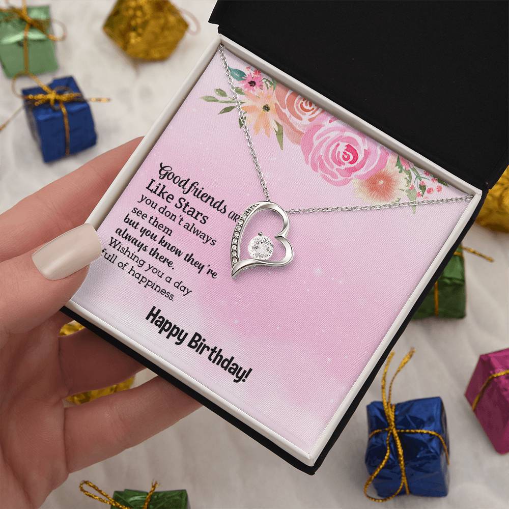 Birthday - Good friends - Forever Love Necklace