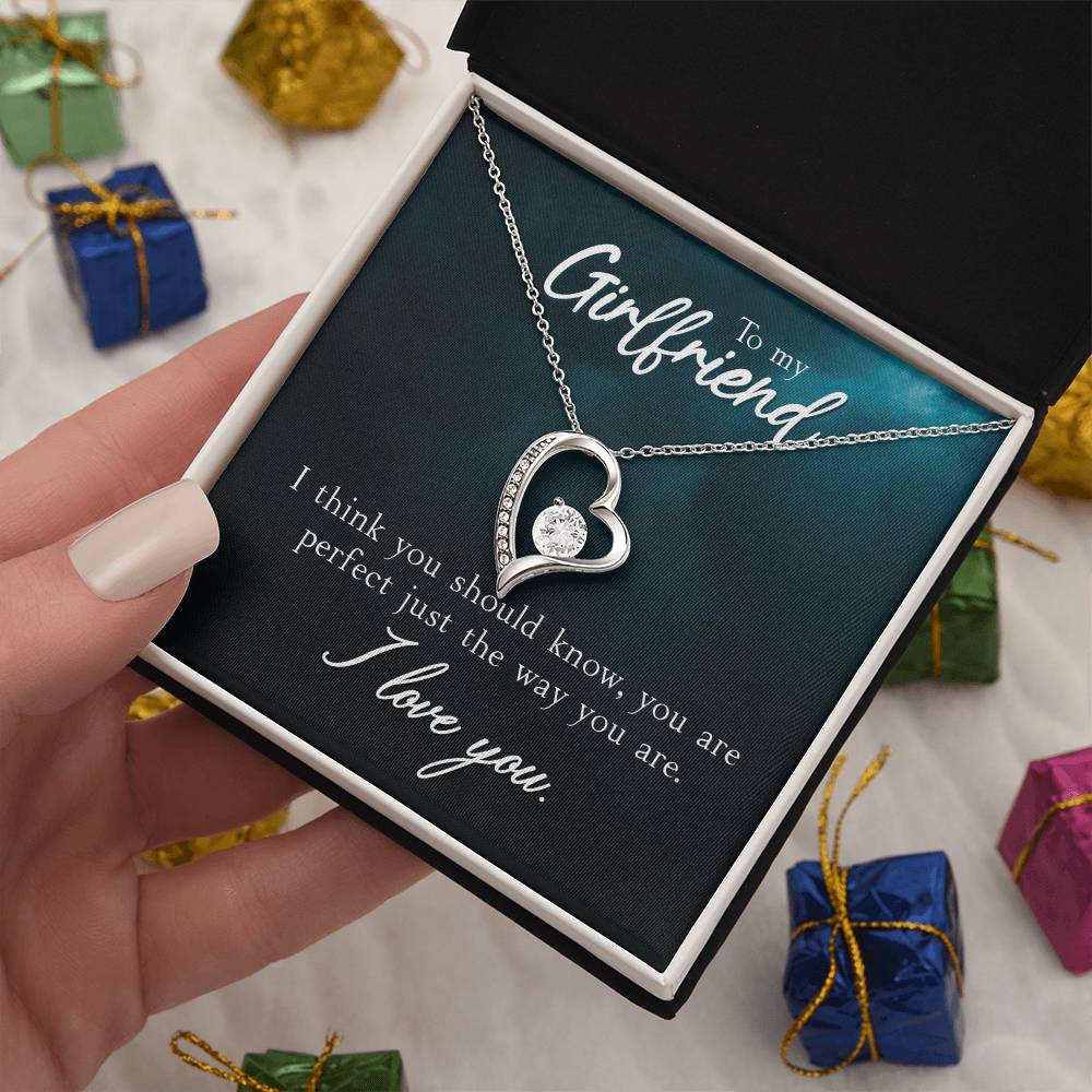 To Girlfriend - I think you - Forever Love Necklace