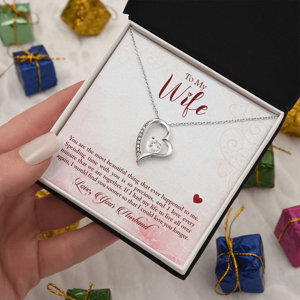 To Wife - You are - Forever Love Necklace