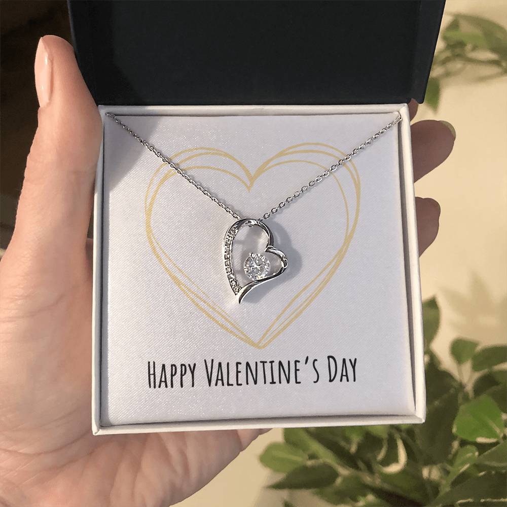 Valentine's Day - Heart - Forever Love Necklace