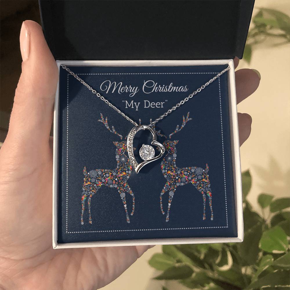 My Deer - Merry Christmas - Forever Love Necklace