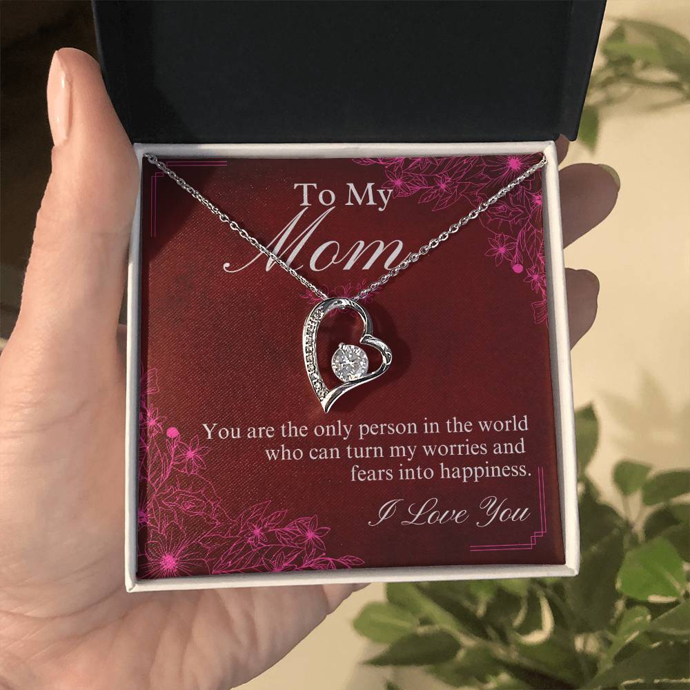 To Mom - You are - Forever Love Necklace