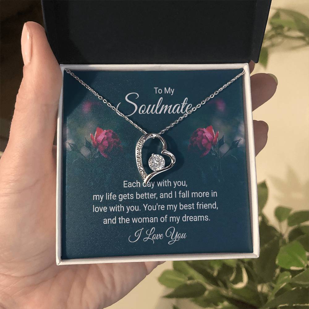 To Soulmate - Each day with you - Forever Love Necklace