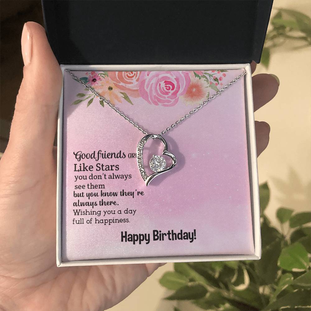 Birthday - Good friends - Forever Love Necklace