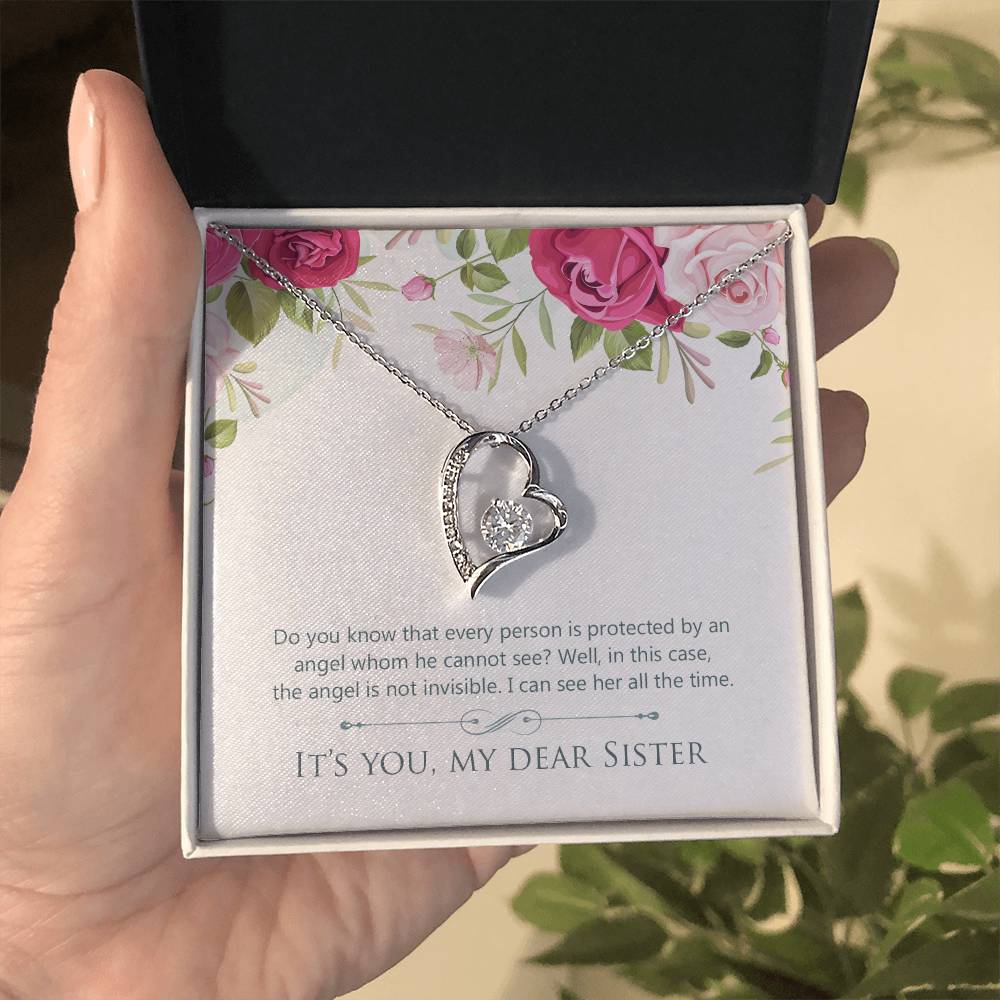 To Sister - Do you know - Forever Love Necklace