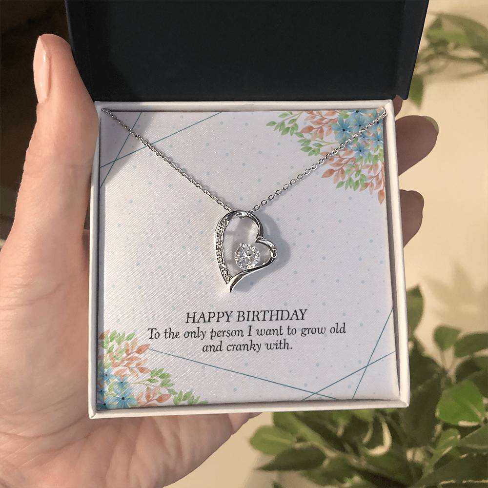 Birthday - To the only person - Forever Love Necklace