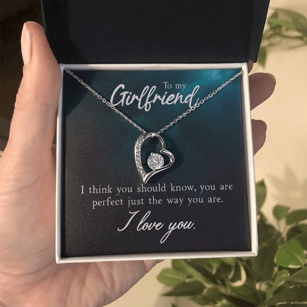 To Girlfriend - I think you - Forever Love Necklace